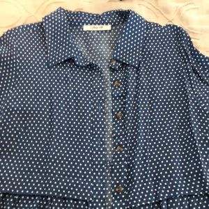ModCloth polka dot blouse
